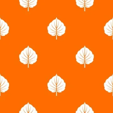 Alder leaf pattern seamless Stock Illustration