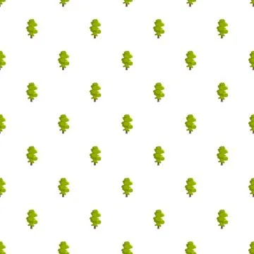 Alder tree pattern seamless Stock Illustration