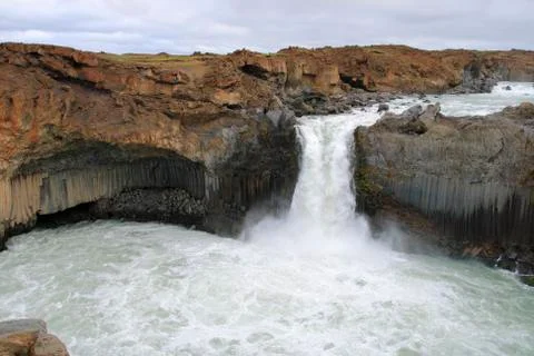 Aldeyjarfoss Foto stock