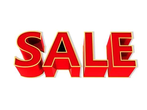 Ale red text 3D illustration. Stock Illustration