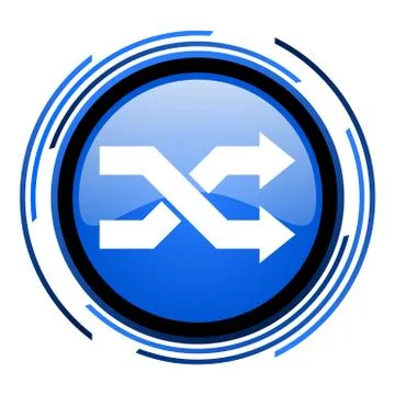 Aleatory icon. Stock Illustration