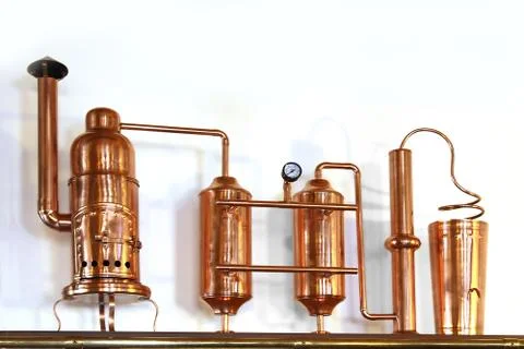 Alembic copper Stock Photos