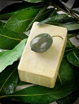 Aleppo soap and laurel 写真素材