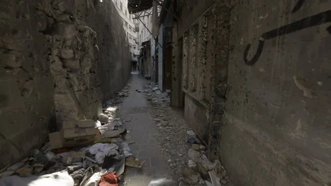 Aleppo Streets Stock Footage