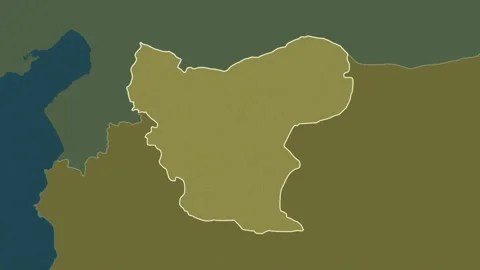 Aleppo, Syria, extruded. Pattern Video stock 241393527