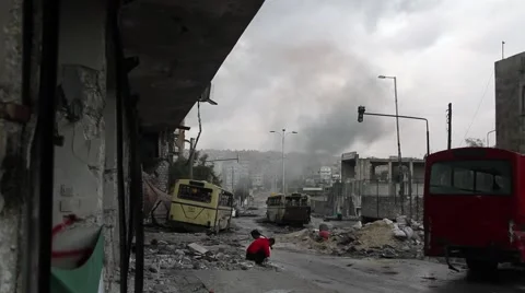 Aleppo Syria Frontline Vidéo 55183146