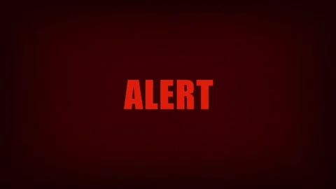 Alert alarm sign Stockbeeldmateriaal 242017756