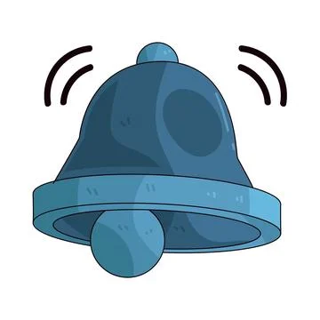 Alert bell illustration 스톡 일러스트