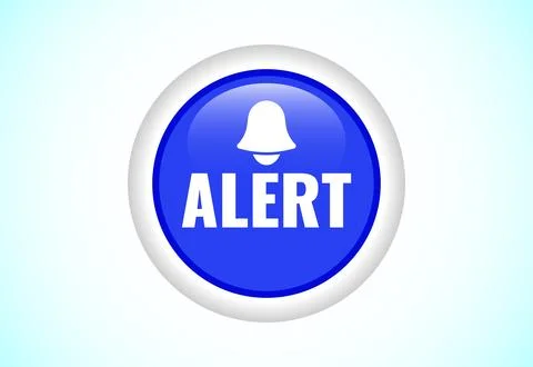 Alert button design illustration. Suitable for mobile app, and website UI d.. 스톡 일러스트