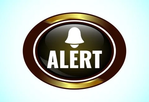 Alert button design illustration. Suitable for mobile app, and website UI d.. イラスト素材