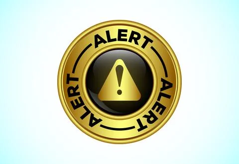 Alert button design illustration. Suitable for mobile app, and website UI d.. 스톡 일러스트