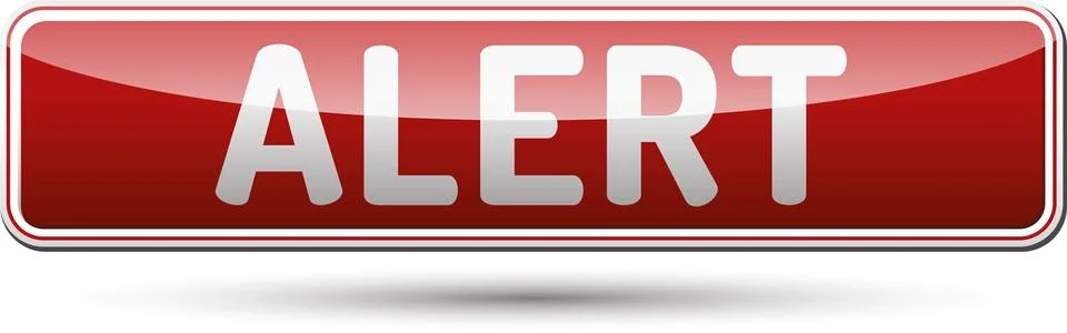 Alert Button Stock Illustration