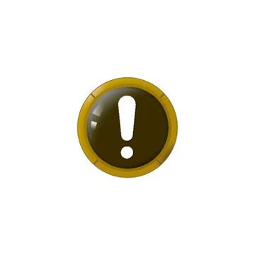Alert Button Stock Illustration
