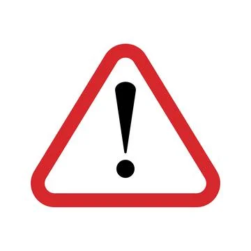 Alert Danger Sign Vector Design Stock Illustration
