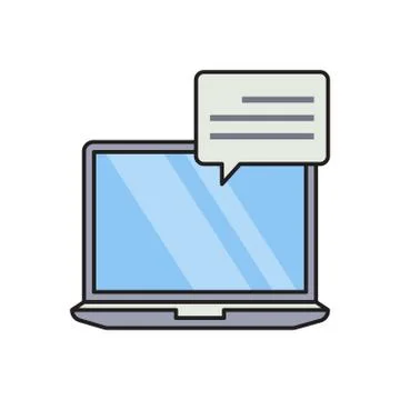 Alert flat color icon Illustration