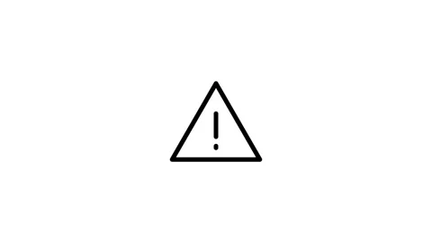 Alert icon animation. Warning icon. Icon animation. Stock Footage 313489940