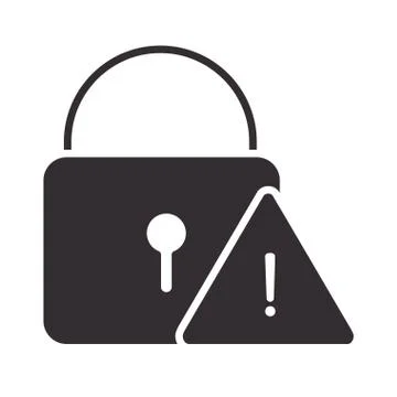 Alert icon, security warning sign, attention danger exclamation mark precaution 스톡 일러스트