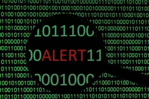 Alert Illustrazione stock
