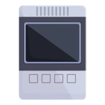 Alert intercom icon cartoon . Door system Ilustración de archivo