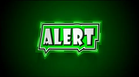 Alert Label Stock Footage 1112143