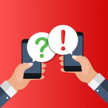 Alert message mobile notification on the smartphone screen concept.  illustra Stock Illustration