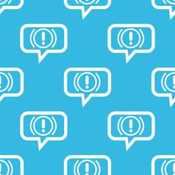 Alert message pattern Stock Illustration