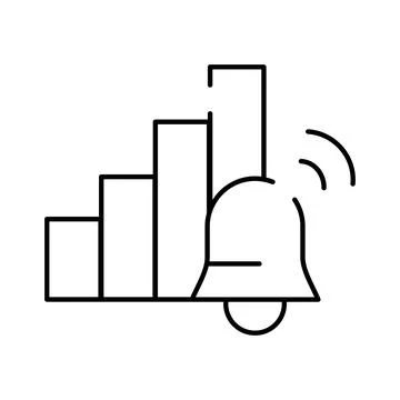 Alert notification signal communication icon concept Stock Illustration