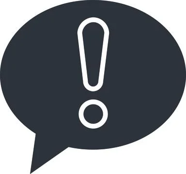 Alert Notification, Warning Sign, Important Info Stock Illustration