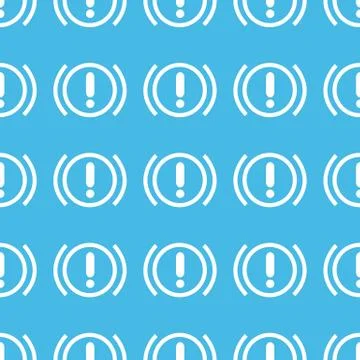 Alert straight pattern Stock Illustration