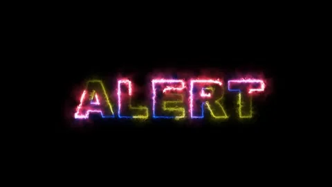 Alert Text Stock Footage 318898482