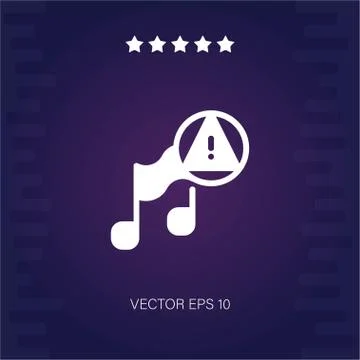 Alert vector icon Stock Illustration