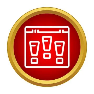 Alerting information on a web page interface Stock Illustration