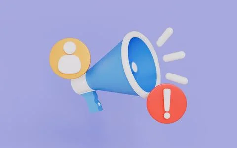 Alerts and notifications for important updates, warnings or announcements Stock Illustration