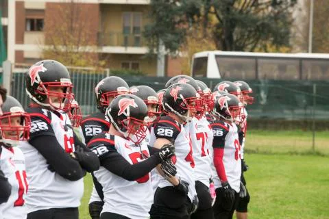 Alessadria Bears vs. Brianza Commandos Stock Photos