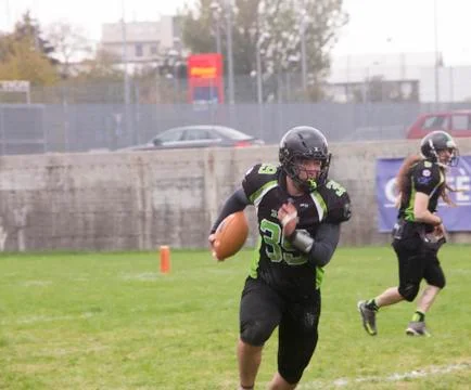 Alessadria Bears vs. Brianza Commandos Stock Photos