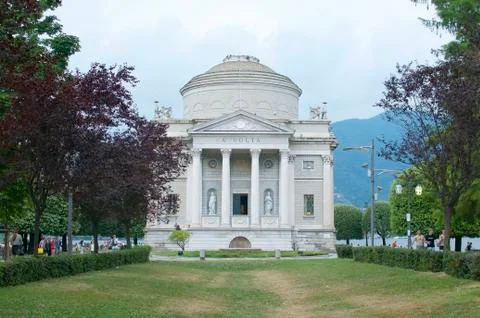 Alessandro Volta Museum in Como Stock-Fotos