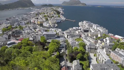 Alesund Stock Footage 76854838