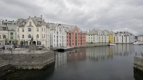 Alesund Stock Footage 76854846