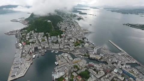 Ålesund, Norway Stock Footage 204133569