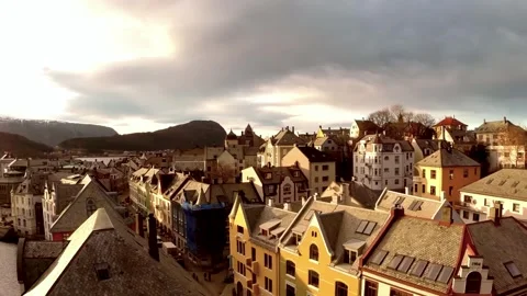 Ålesund, Norway Stock Footage 230657469