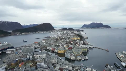 Alesund Norway Stock Footage 289733323