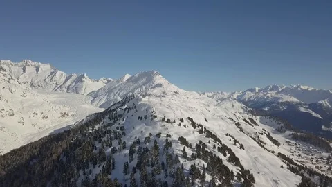 Aletsch Glacier 02 Stock Footage