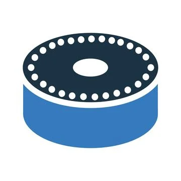 Alexa, amazon, dot, echo, smart icon. Simple editable vector graphics. Stock Illustration