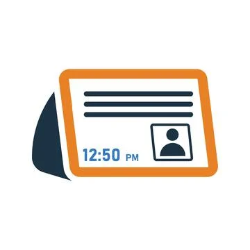 Alexa, assistant, echo, smart icon. Glyph style vector EPS. Stock Illustration