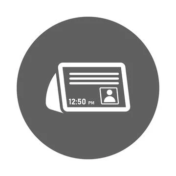 Alexa, assistant, echo, smart icon. Gray vector graphics. Stock Illustration