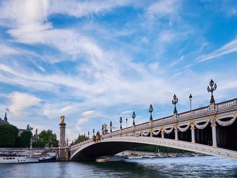 Alexander bridge Stockbeeldmateriaal 77154234