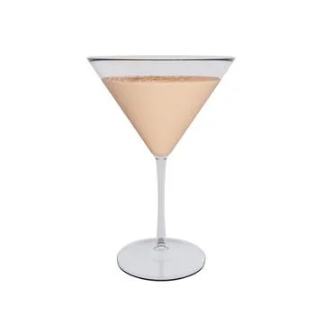 Alexander cocktail. Drink based on brandy, cocoa cream and nutmeg Stock Illustration