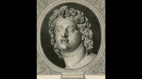 Alexander the Great (Silent) Video stock 113219282