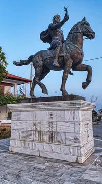 Alexander the Great statue Stock Photos