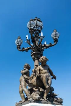 Alexander III Bridge Stock Photos